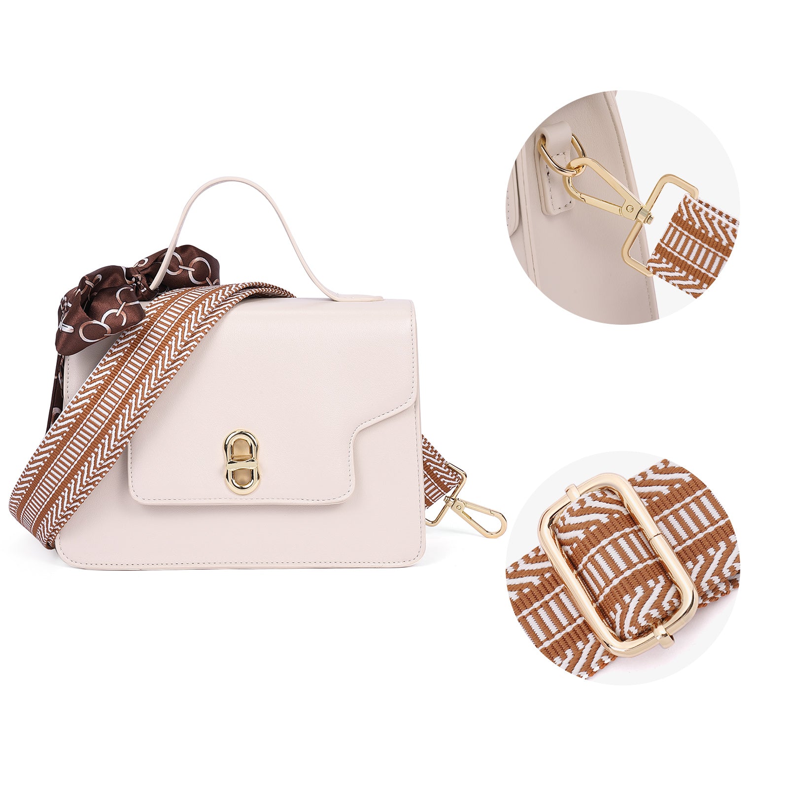 CLUCI Wide Purse Strap Crossbody Purses Adjustable Replacement Shoulder Handbag Strap