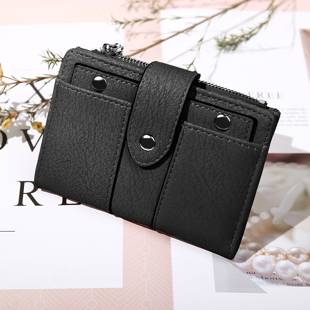 Cathy Women's Small Wallet With Coin Pocket For Daily Use
