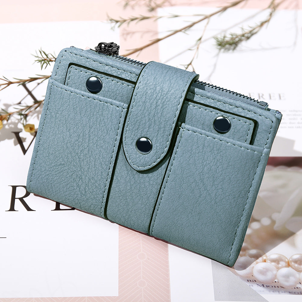 Cathy Women's Small Wallet With Coin Pocket For Daily Use