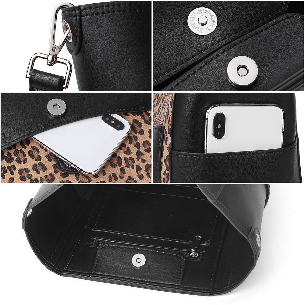 CLUCI Bucket Bags for Women Hobo Purse and Handbags Vegan Leather Designer Tote Large Shoulder Bag