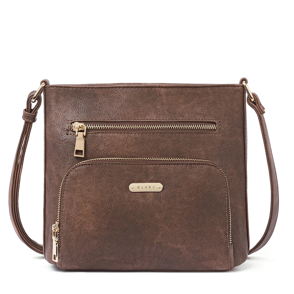 Amos Vintage Patchwork Crossbody Bag