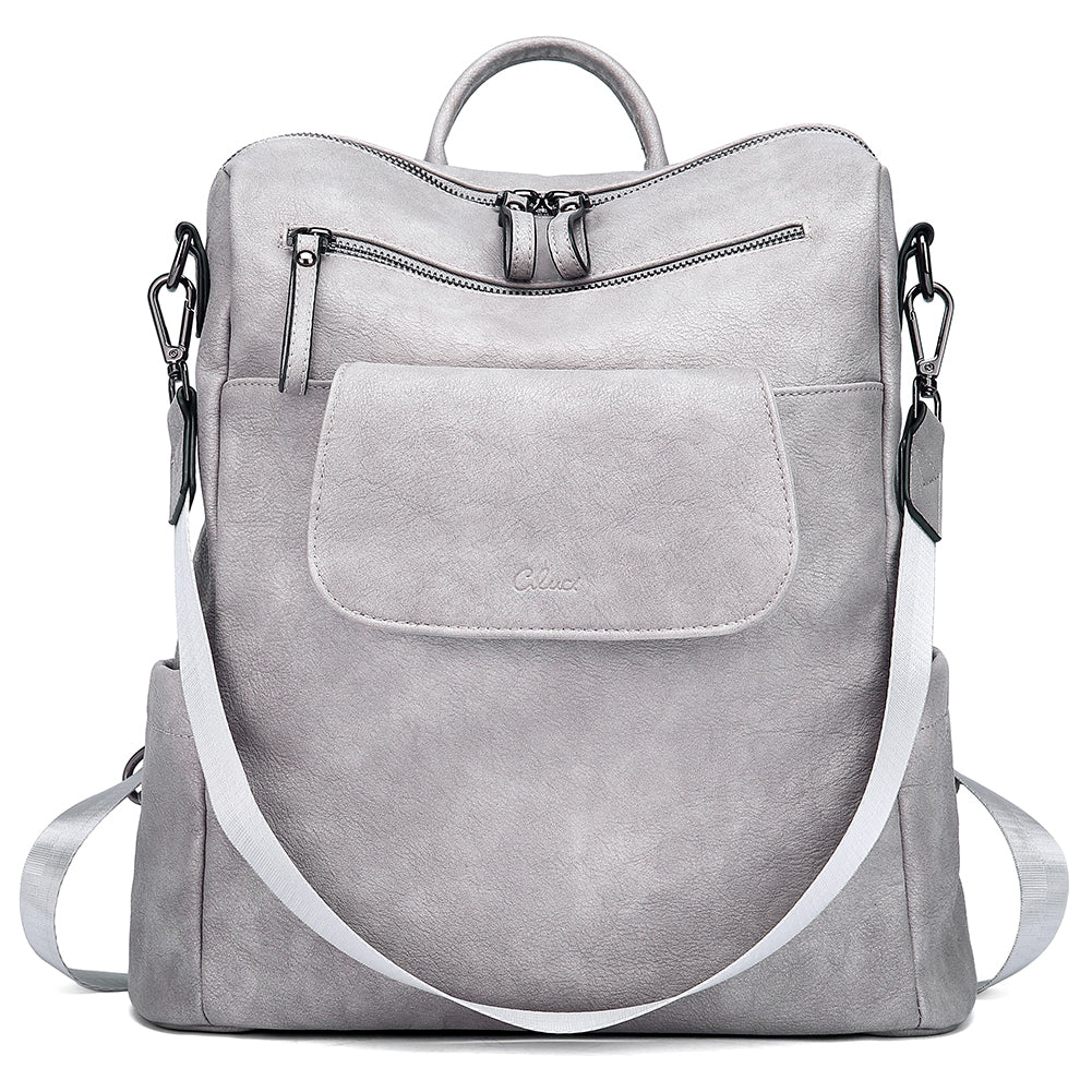 Greene Vegan Leather Travel Backpack Switchable Shoulder Bag