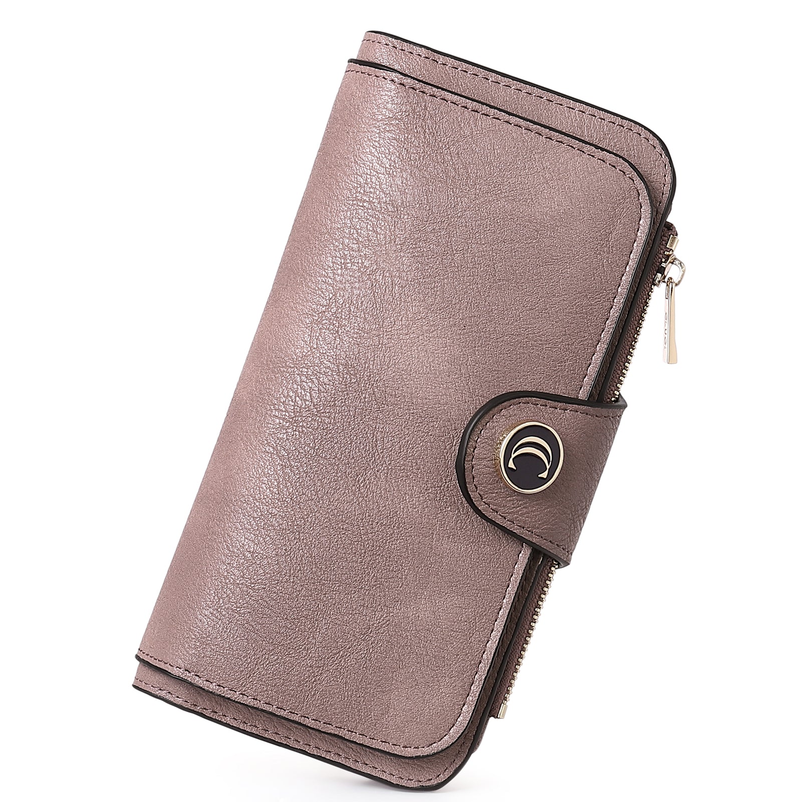 Cathy Luxury Women's Vegan Leather Wallet With Zipper