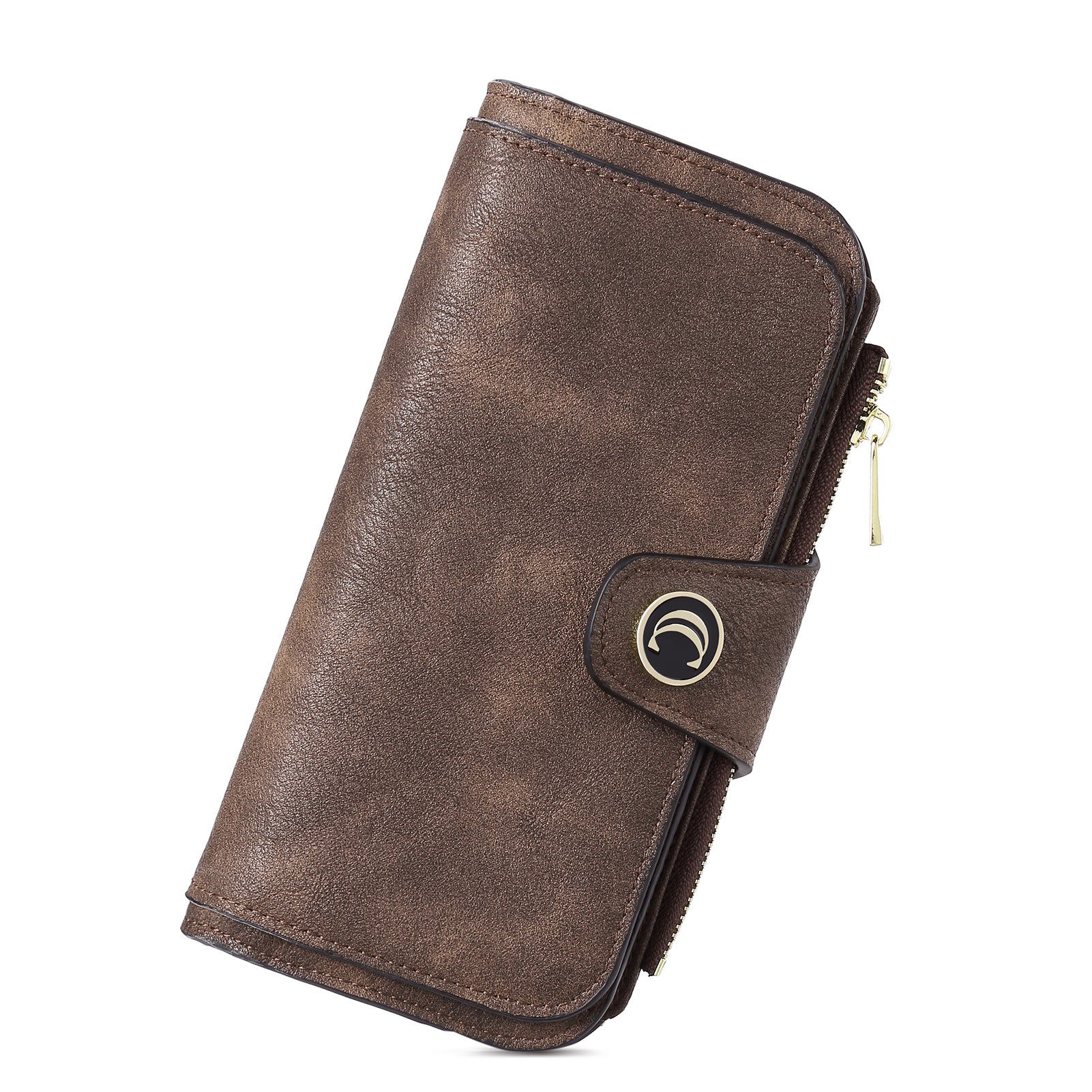 Cathy Luxury Women's Vegan Leather Wallet With Zipper