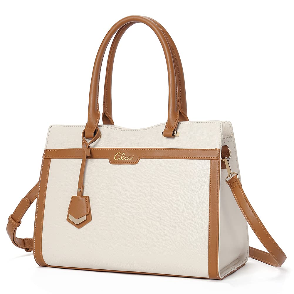 CLUCI Satchel Purses and Handbags for Women Leather Totes Designer Ladies Crossbody Shoulder Bag