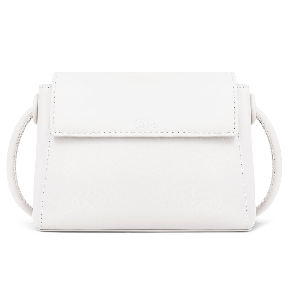 CLUCI Small Crossbody Bags for Women Vegan Leather Flap Fashion Ladies Travel Shoulder Purse with Adjustable Strap