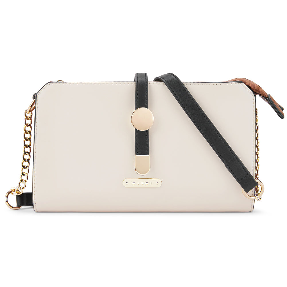 CLUCI Leather Crossbody Bags for Women Small Vintage Shoulder Purses Fashion Travel Bag with Adjustable Strap