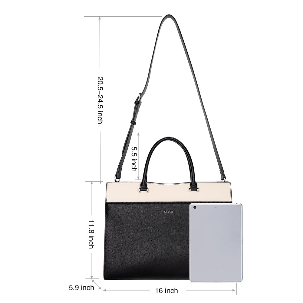 Lauren Ladies Vegan Leather Laptop Briefcase Laptop Bag