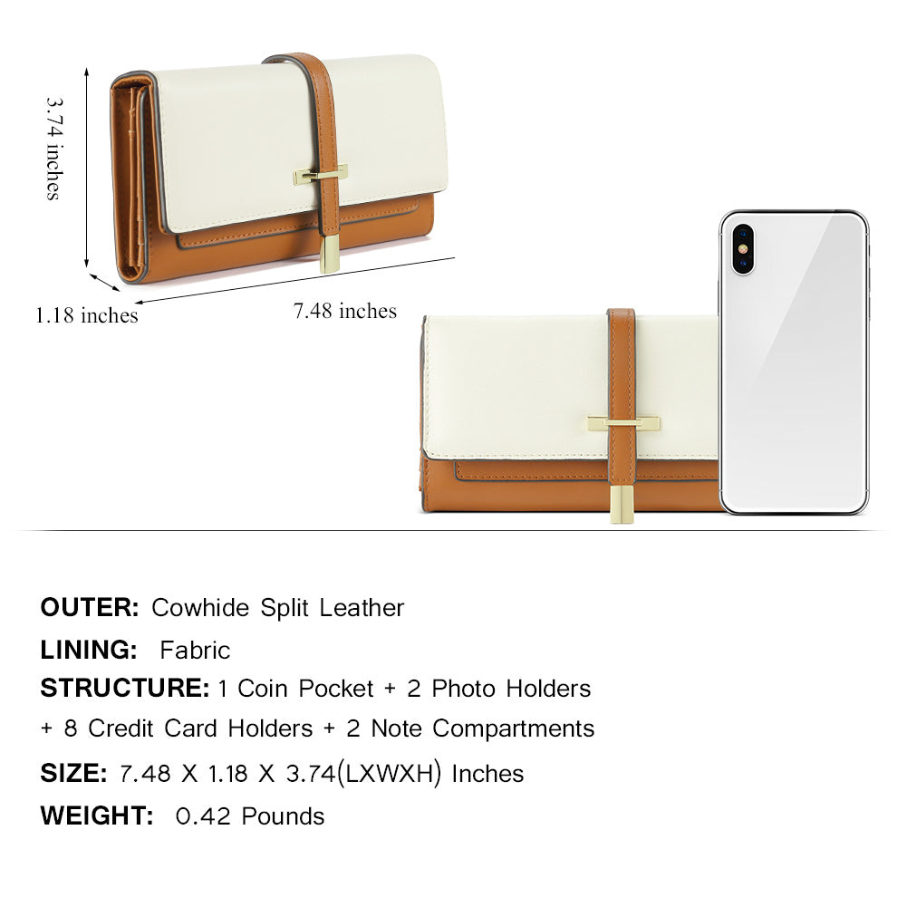 Mile Lightweight Designer Tri-Fold Wallet For Iphone For Women