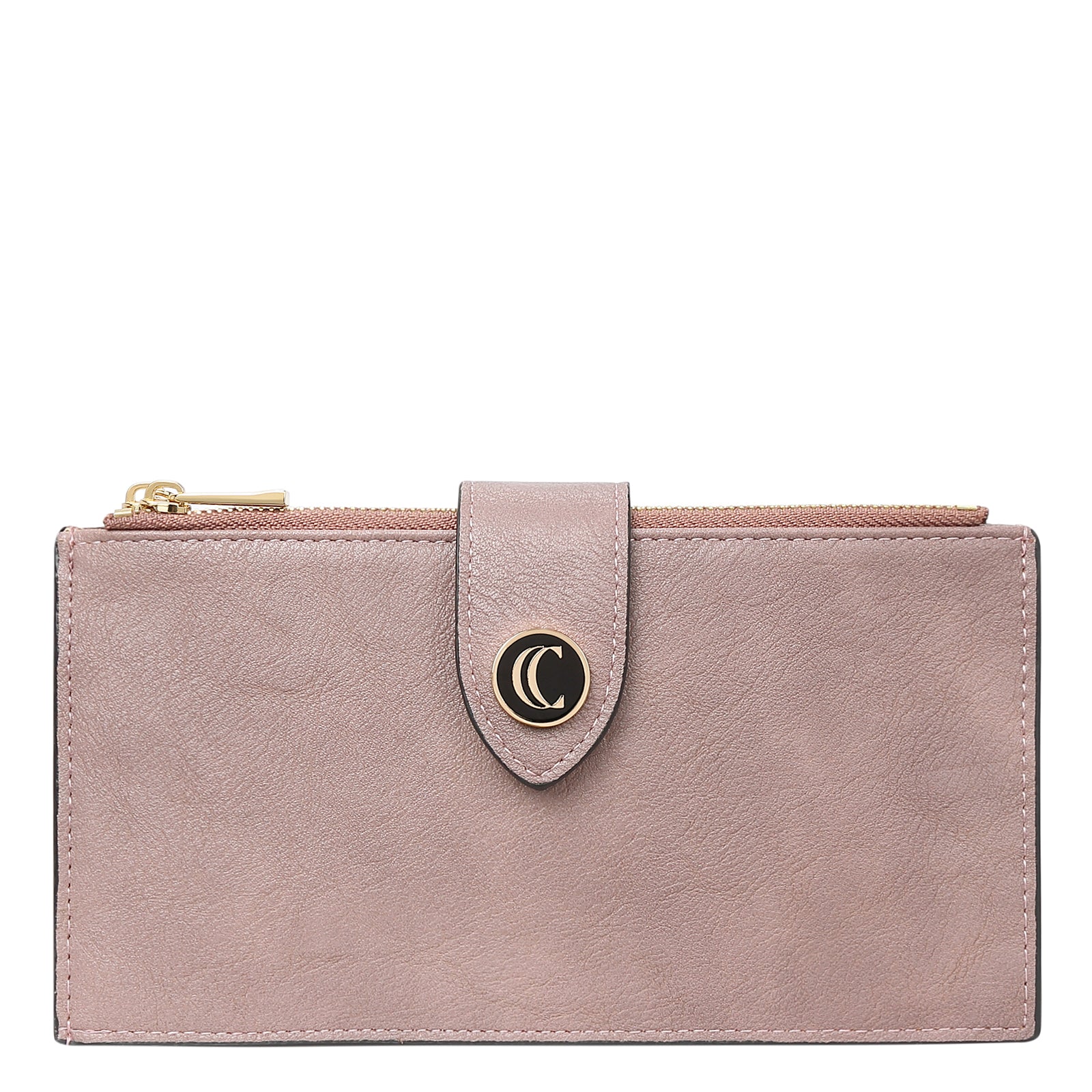 Echo Slim Women's Bifold Leather Wallet With ID Window