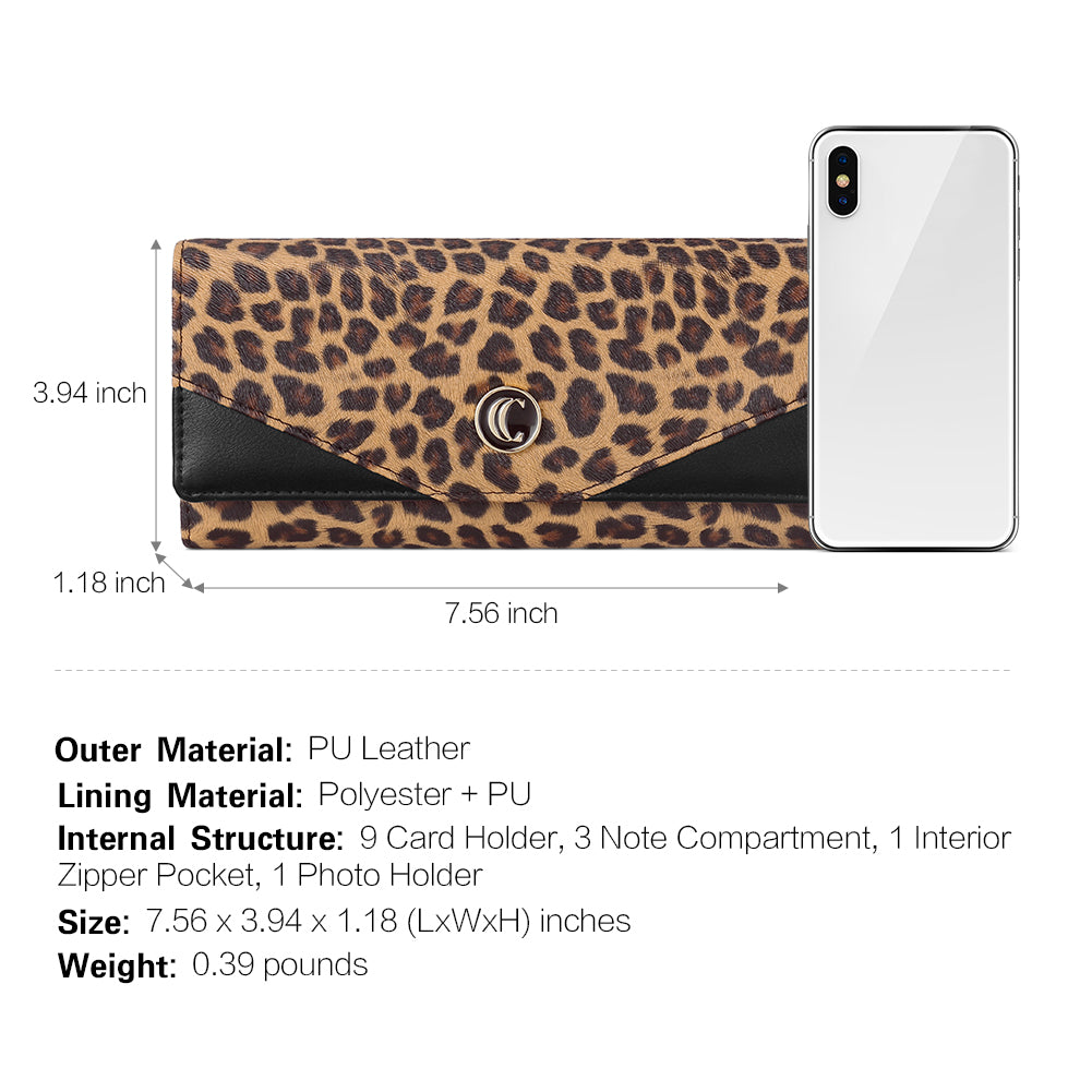 Mile Large Stylish Wallet For Women With Multiple Card Slots