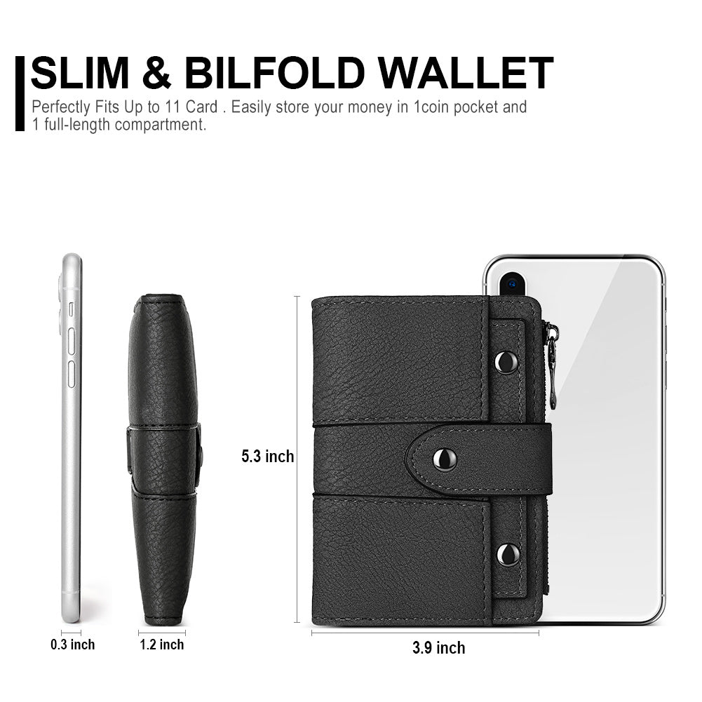 Cathy Women's Small Wallet With Coin Pocket For Daily Use