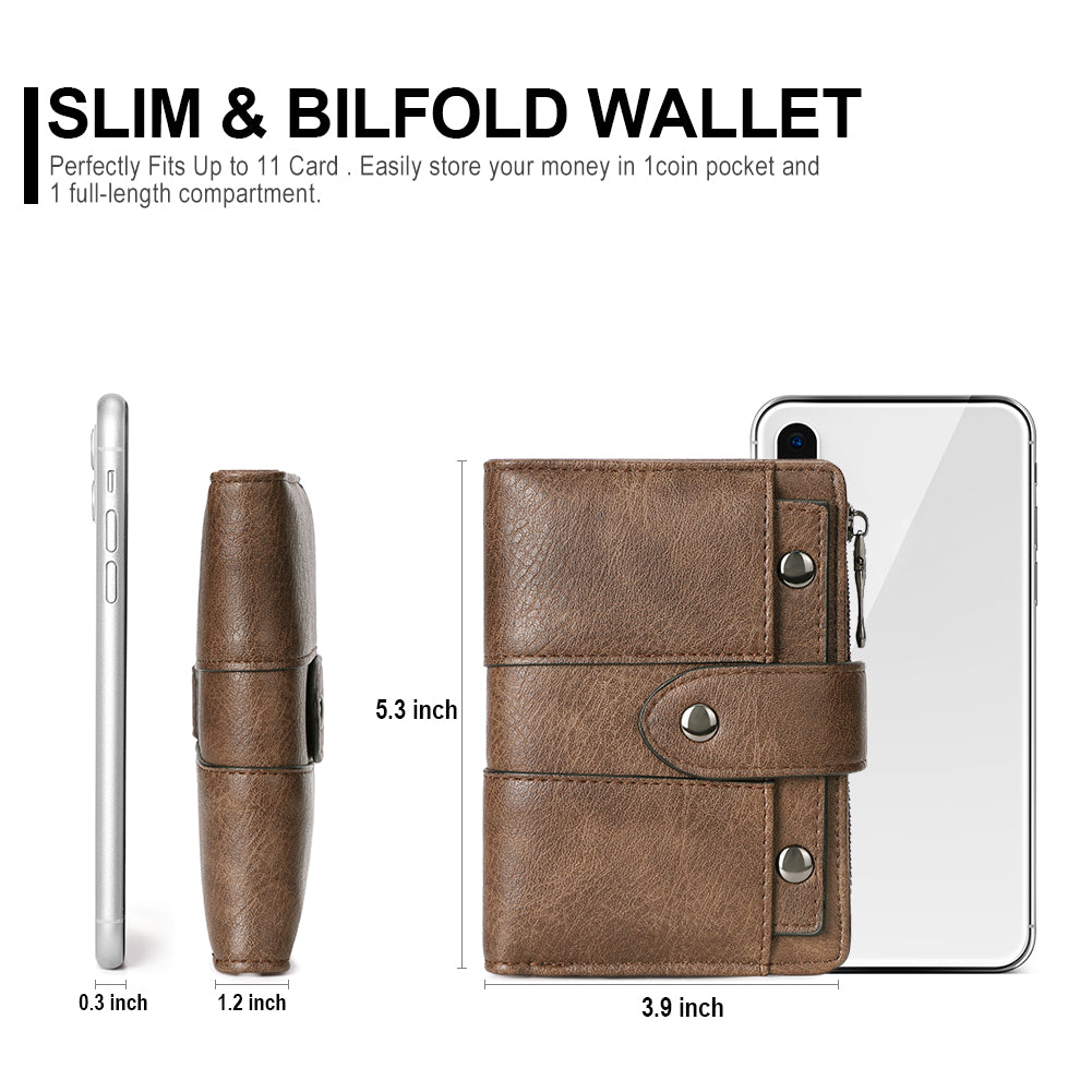 Cathy Women's Small Wallet With Coin Pocket For Daily Use