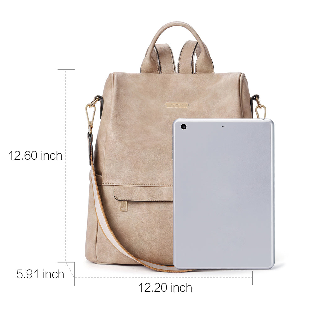 Greene Multi-Purpose Carry Way Vegan Leather Backpack Purse For Women