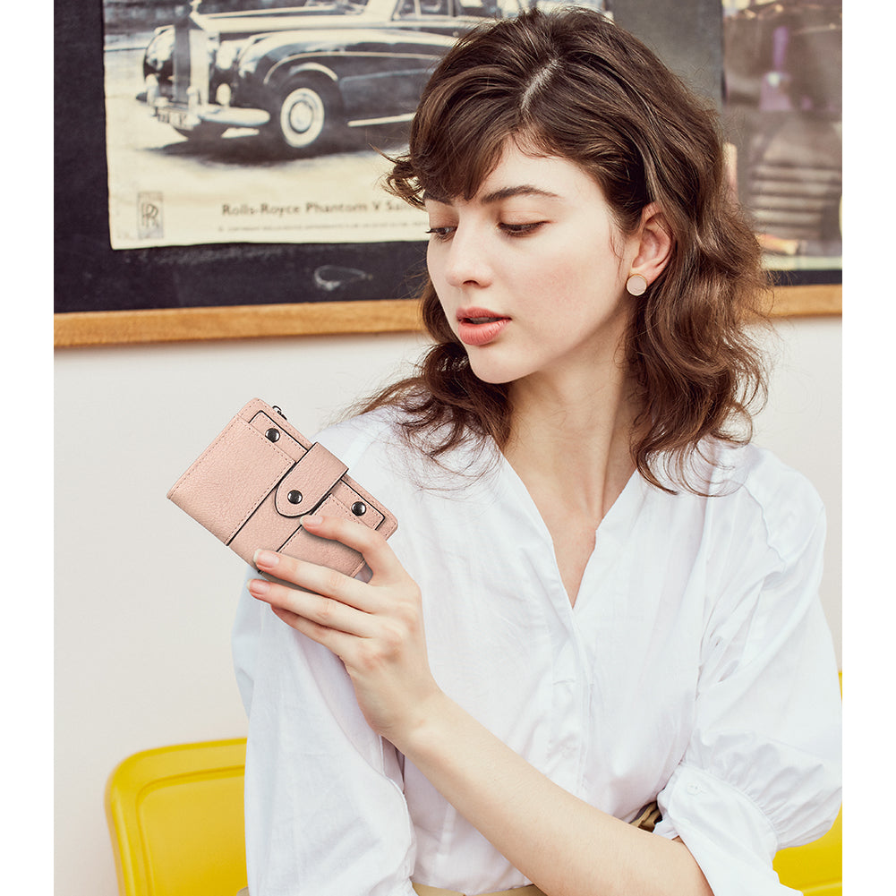 Cathy Women's Small Wallet With Coin Pocket For Daily Use
