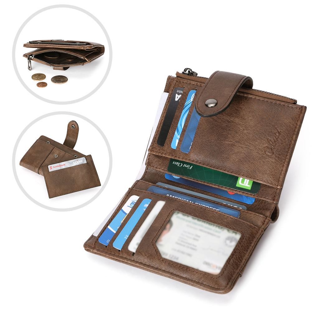 Cathy Women's Small Wallet With Coin Pocket For Daily Use