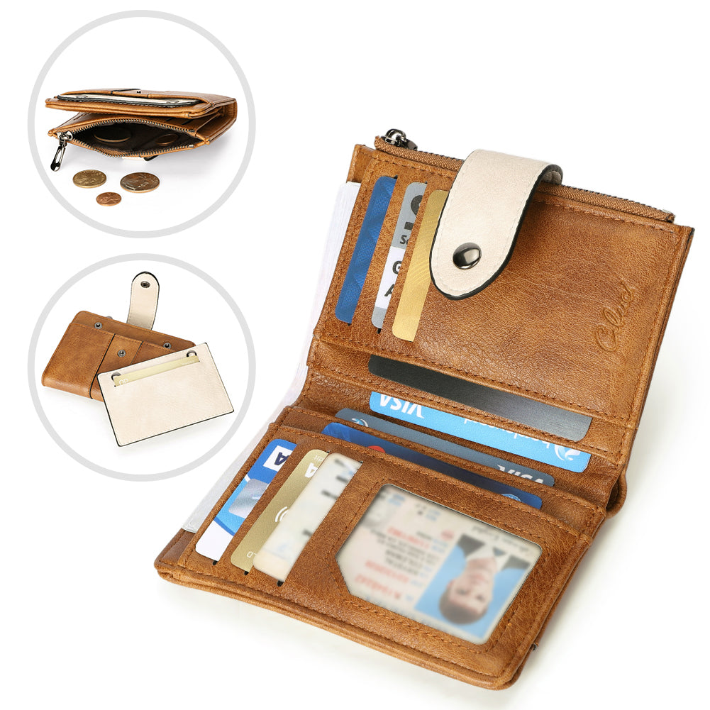 Cathy Women's Small Wallet With Coin Pocket For Daily Use