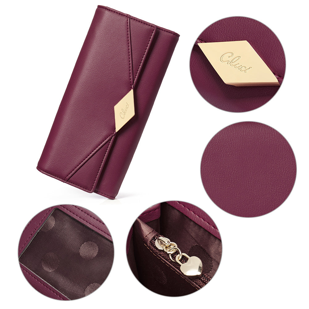 Mile Large Stylish Wallet For Women With Multiple Card Slots