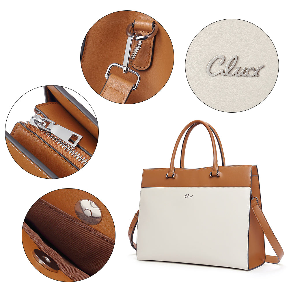 Lauren Ladies Vegan Leather Laptop Briefcase Laptop Bag