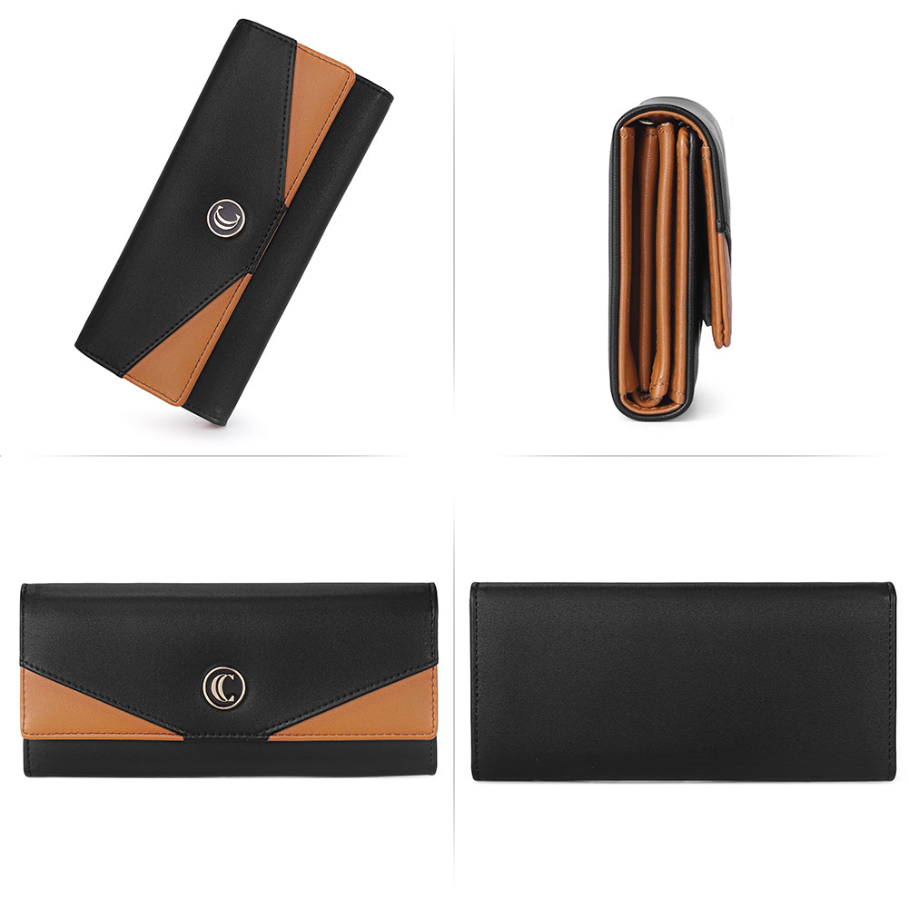 Mile Large Stylish Wallet For Women With Multiple Card Slots