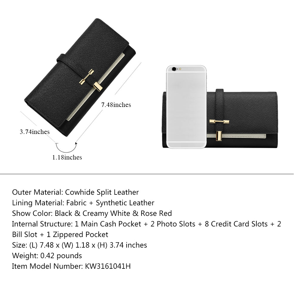 Mile Lightweight Designer Tri-Fold Wallet For Iphone For Women