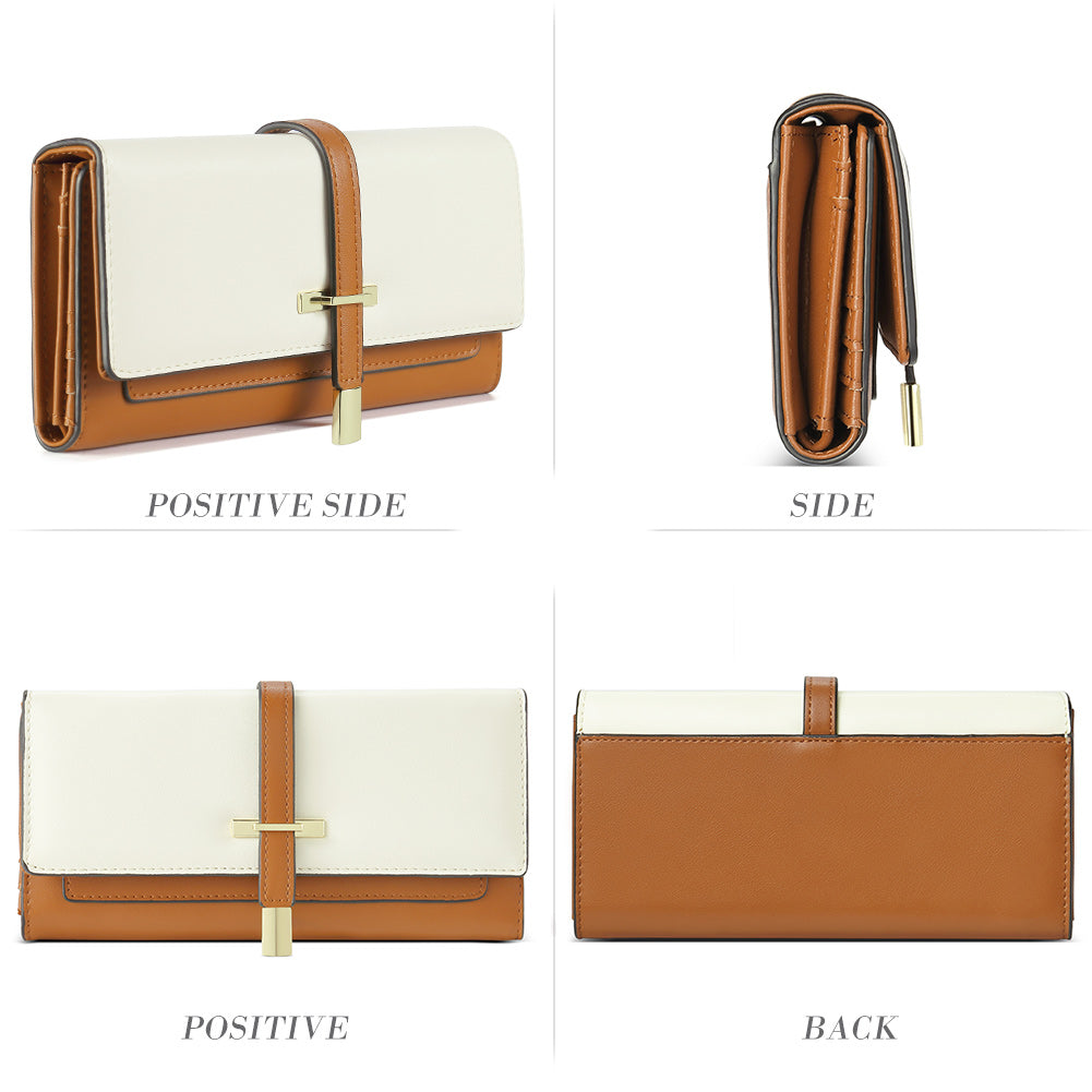 Mile Lightweight Designer Tri-Fold Wallet For Iphone For Women