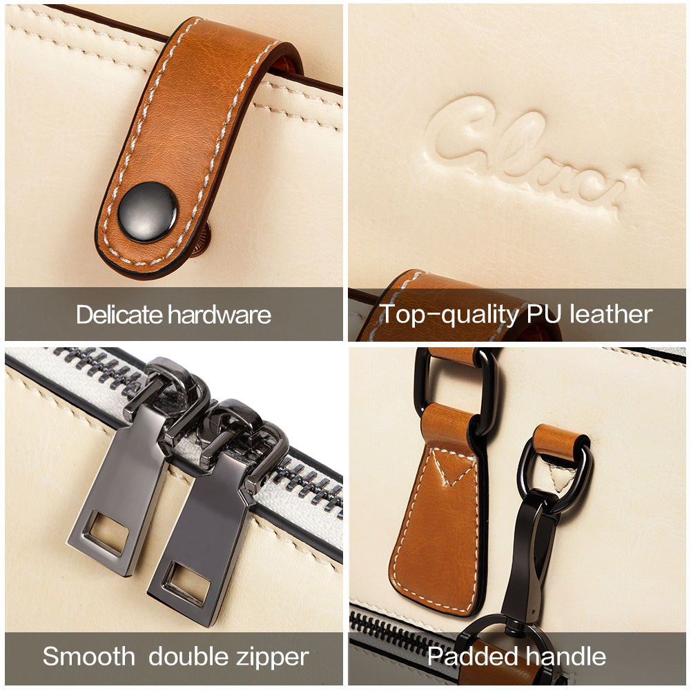Claire Premium Leather Messenger Briefcase For School And Work