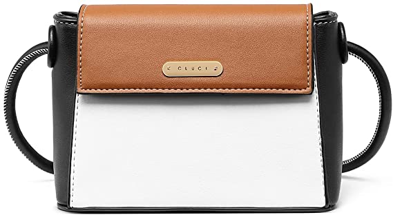 CLUCI Small Crossbody Bags for Women Vegan Leather Flap Fashion Ladies Travel Shoulder Purse with Adjustable Strap