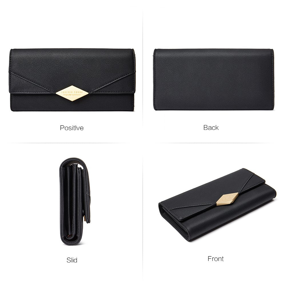 Mile Large Stylish Wallet For Women With Multiple Card Slots