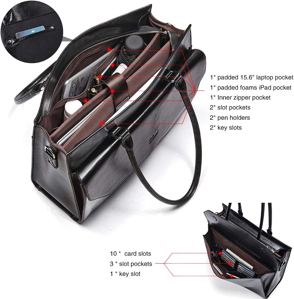 Davidson Elegant Women Lawyers Leather Briefcase