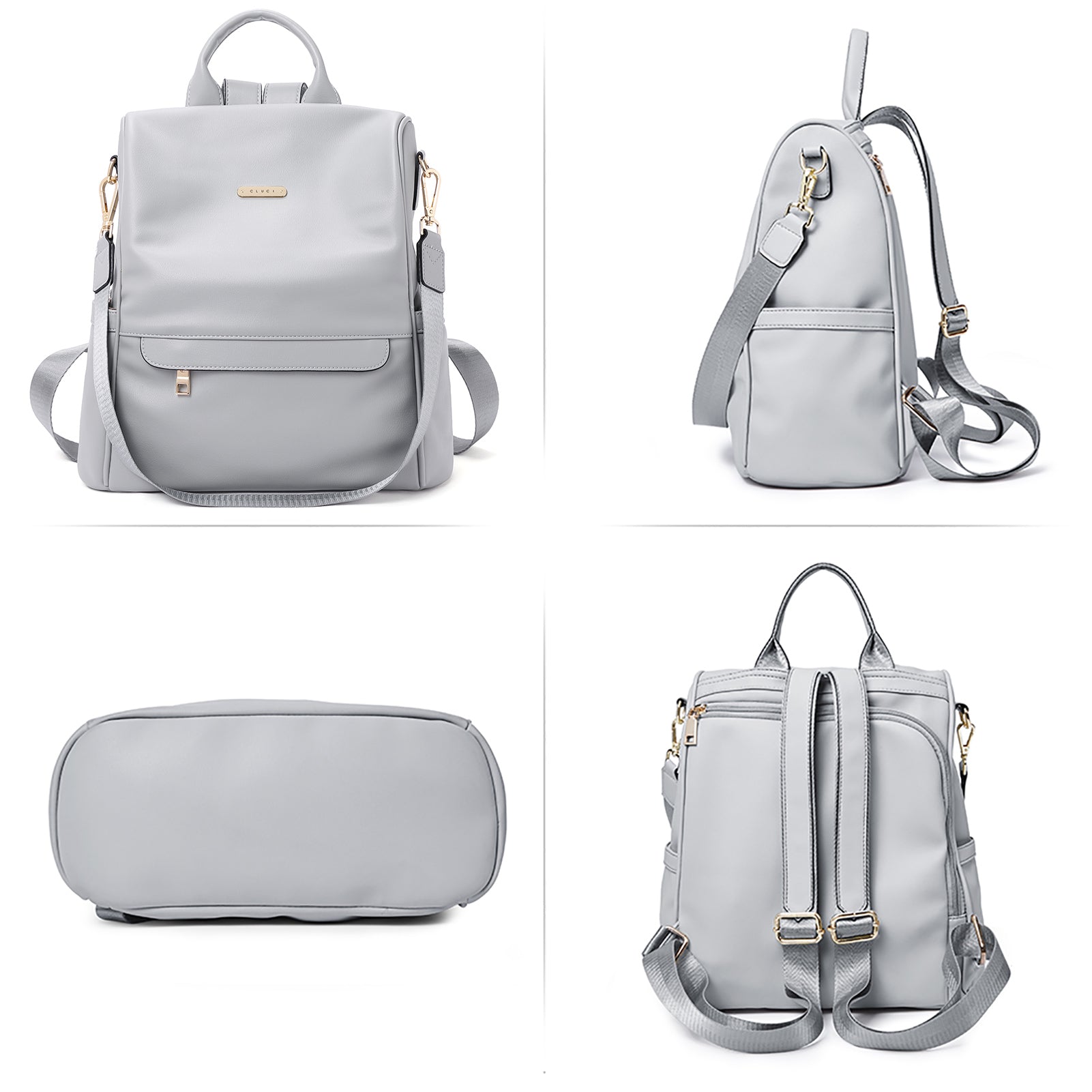 Greene Multi-Purpose Carry Way Vegan Leather Backpack Purse For Women