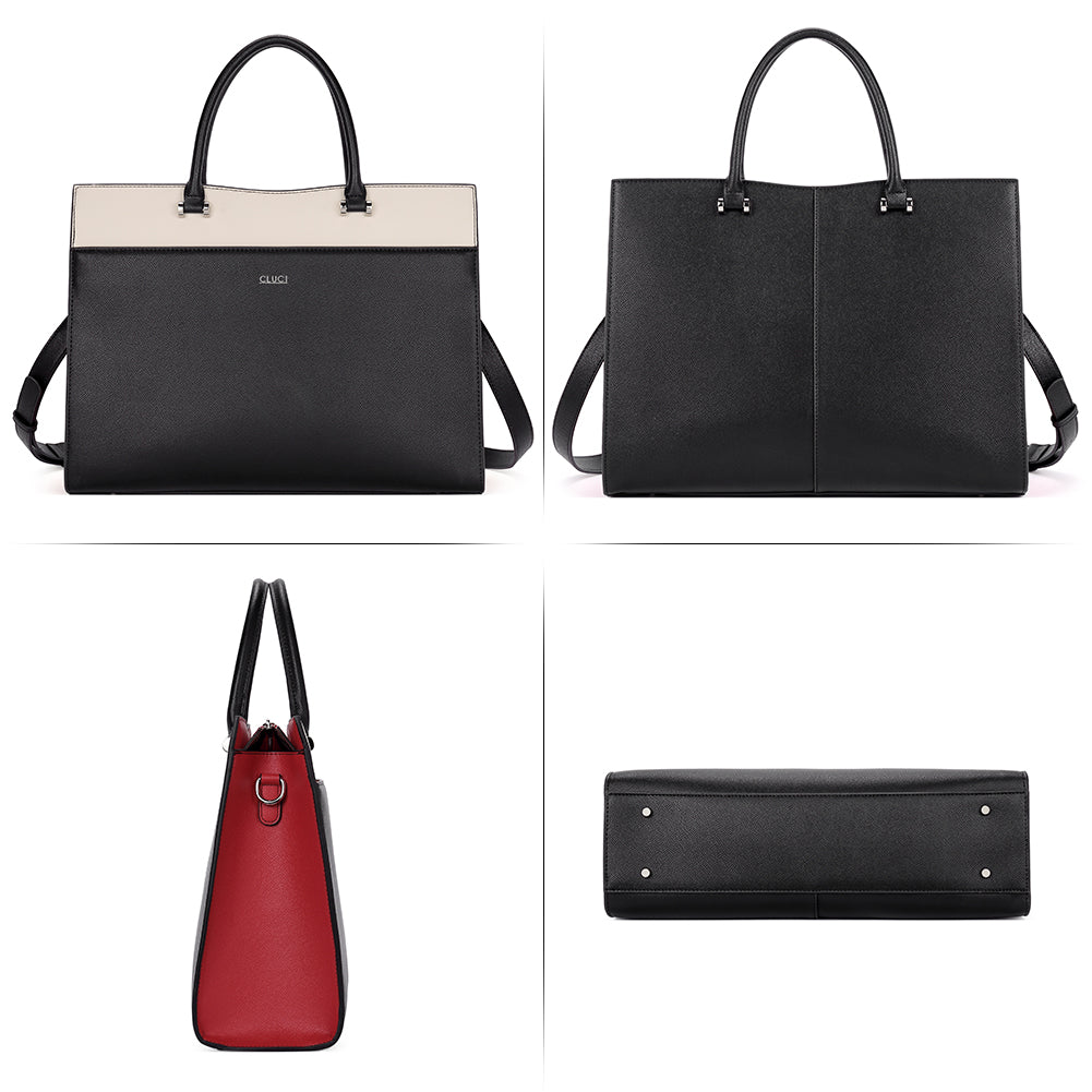 Lauren Ladies Vegan Leather Laptop Briefcase Laptop Bag