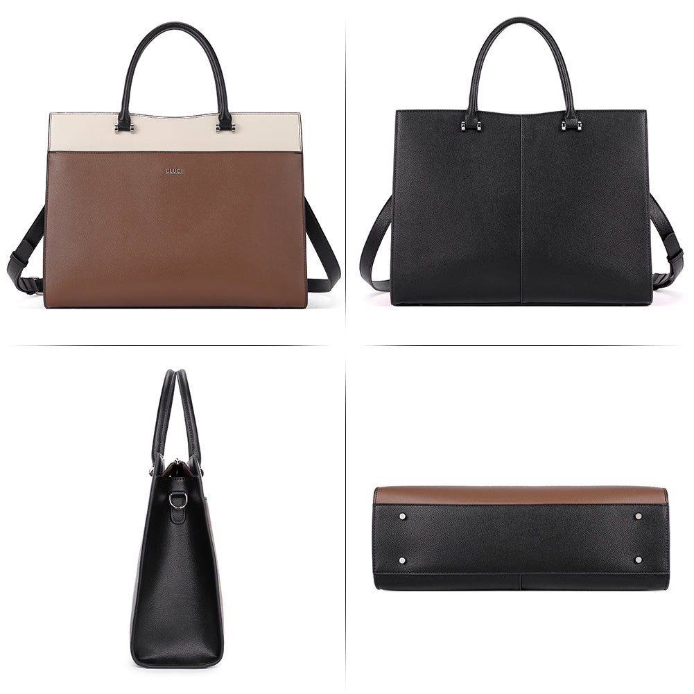 Lauren Ladies Vegan Leather Laptop Briefcase Laptop Bag