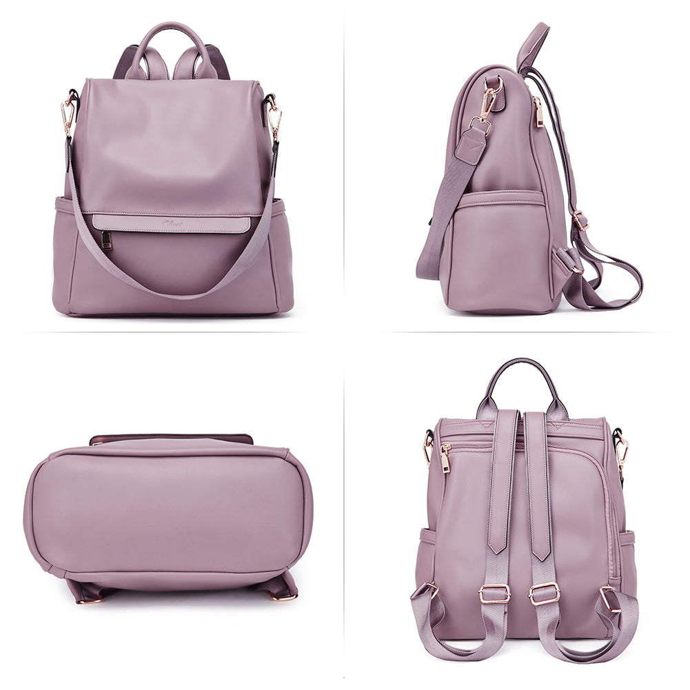 Greene Multi-Purpose Carry Way Vegan Leather Backpack Purse For Women