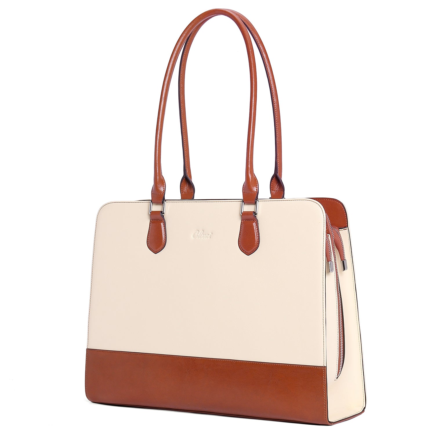 Lauren Designer Leather Briefcase For Women For Commuting