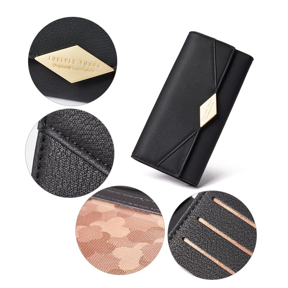 Mile Large Stylish Wallet For Women With Multiple Card Slots