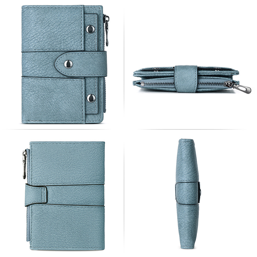 Cathy Women's Small Wallet With Coin Pocket For Daily Use