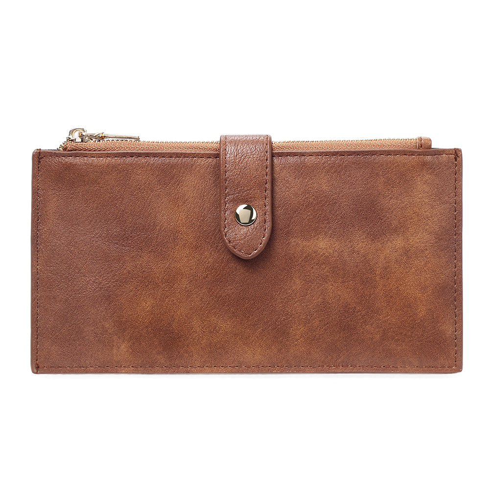 Echo Slim Women's Bifold Leather Wallet With ID Window