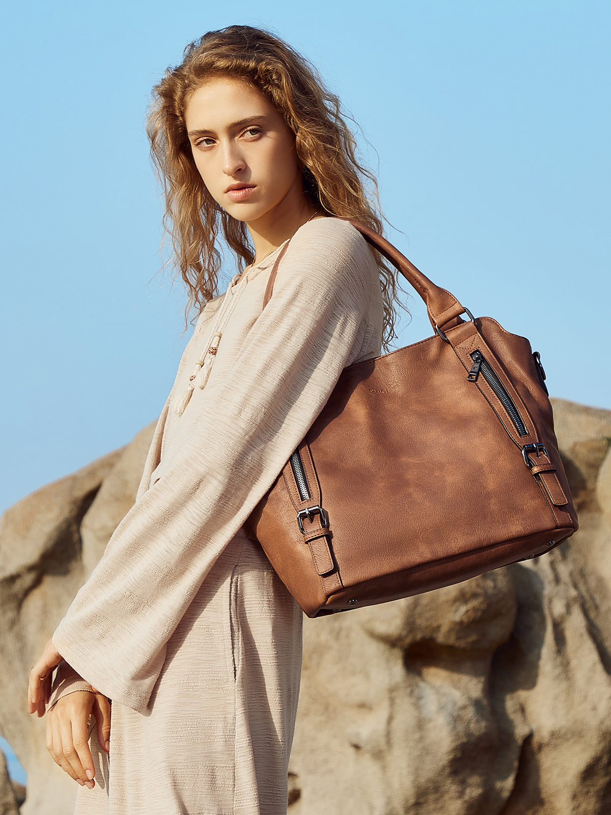 CLUCI Hobo Bags Large Tote with Adjustable Shoulder Strap