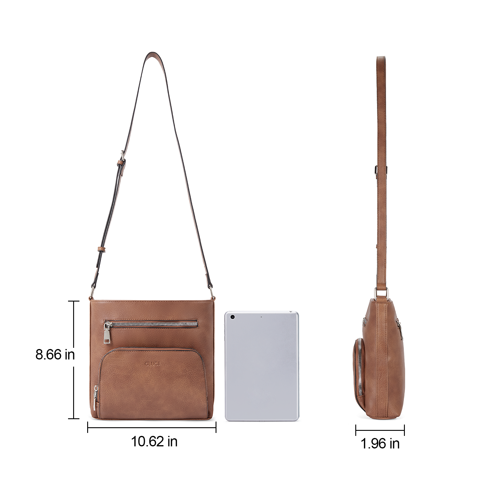 Amos Vintage Patchwork Crossbody Bag