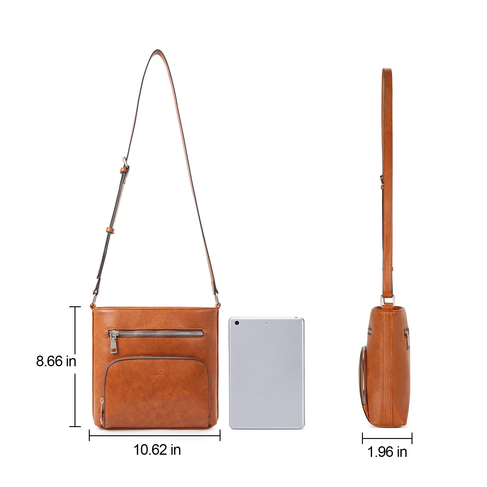 Amos Vintage Patchwork Crossbody Bag