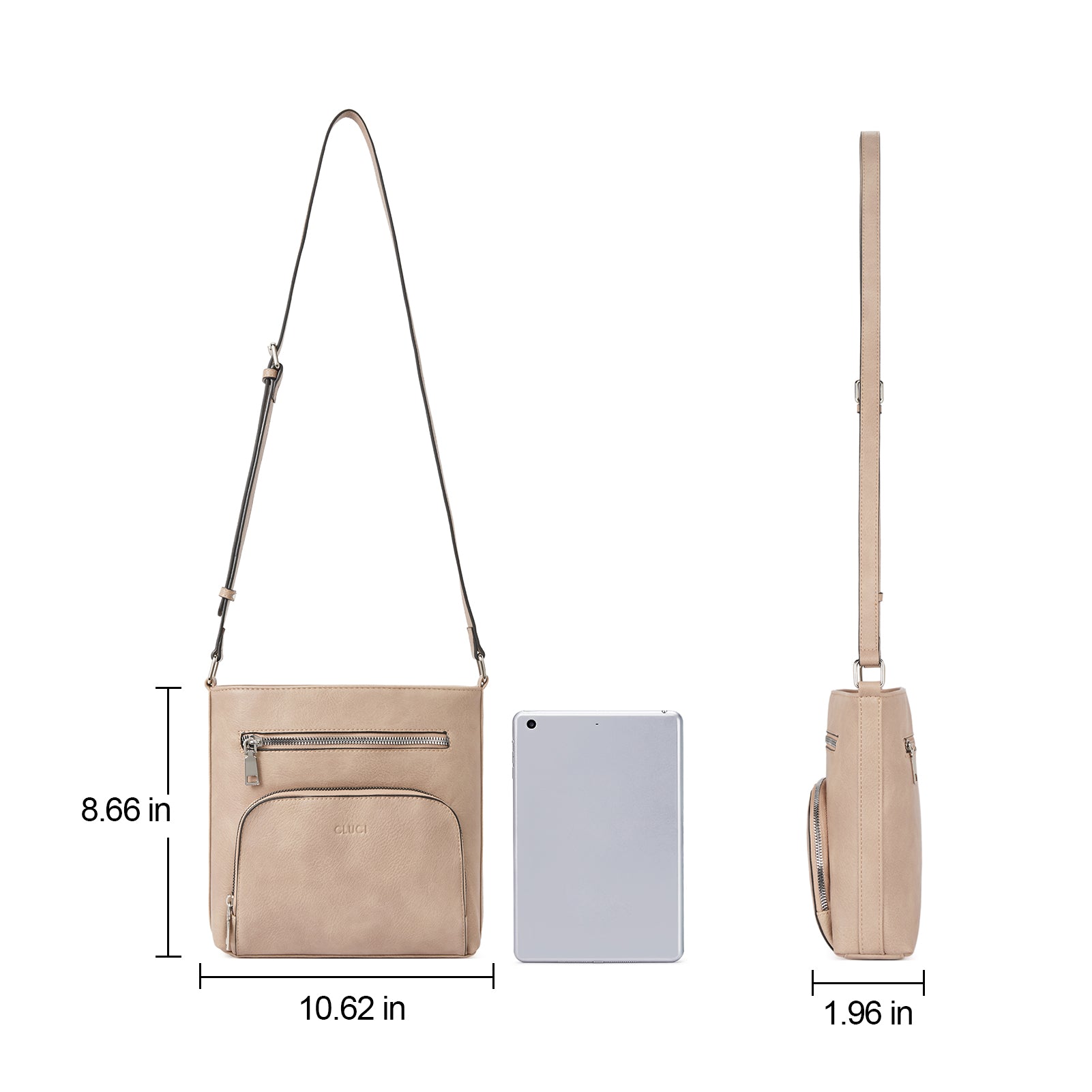 Amos Vintage Patchwork Crossbody Bag