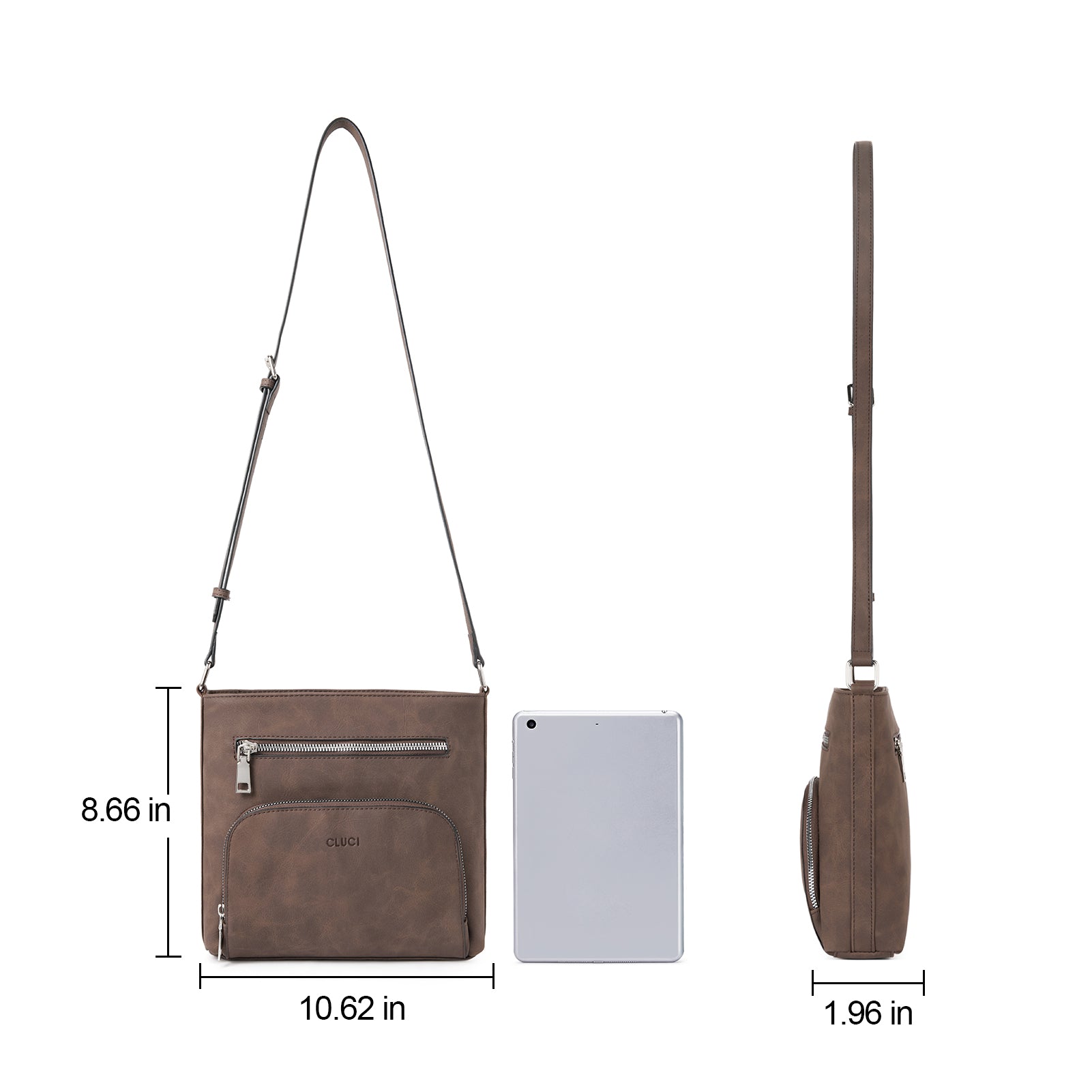 Amos Vintage Patchwork Crossbody Bag