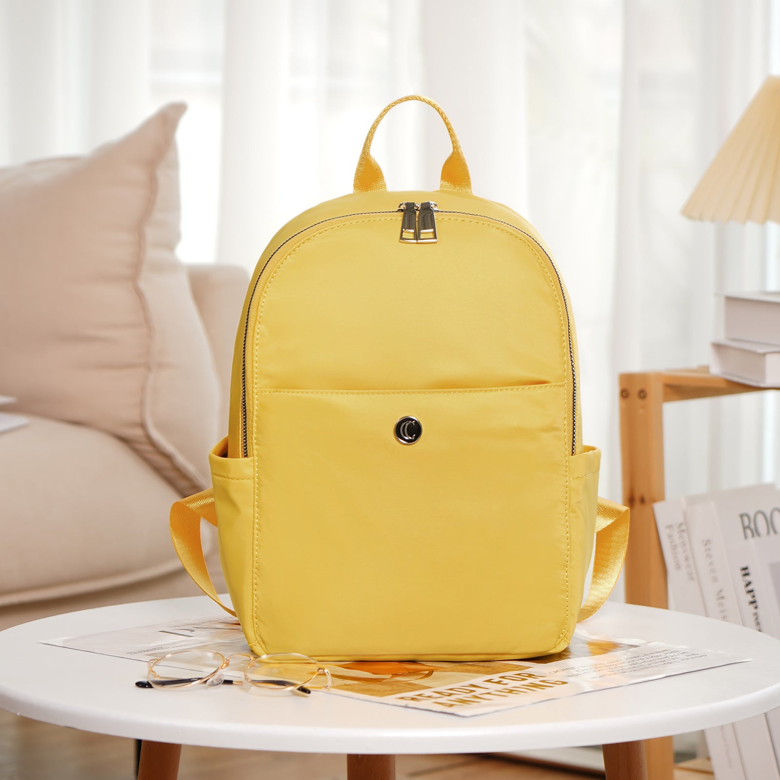 CLUCI Small Backpack for Women Mini Canvas Designer Backpack Purse Travel Lady Casual Daypack