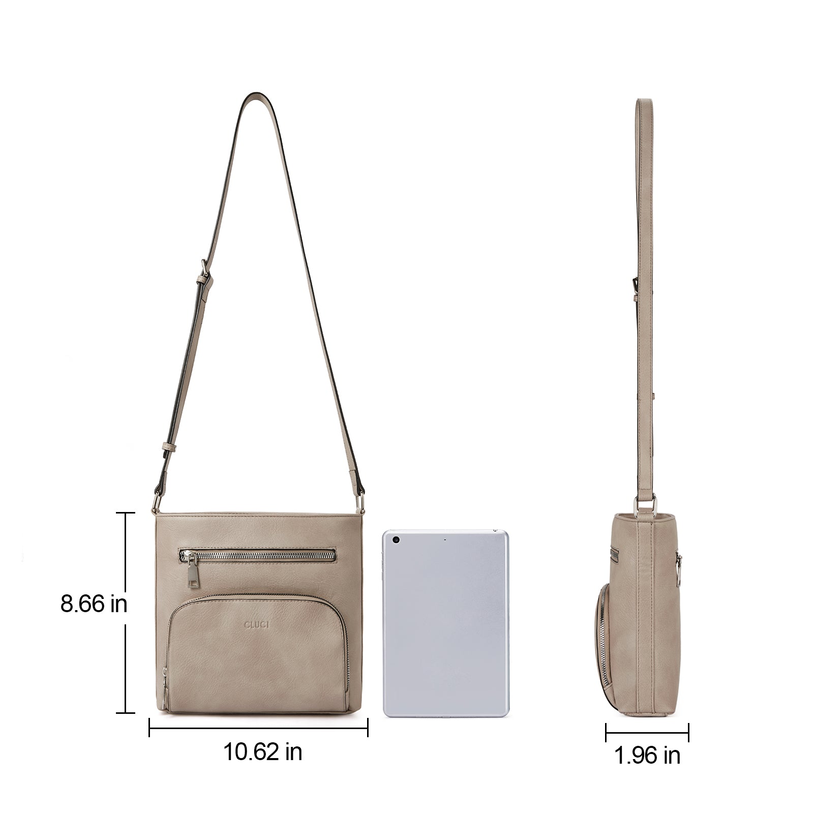 Amos Vintage Patchwork Crossbody Bag