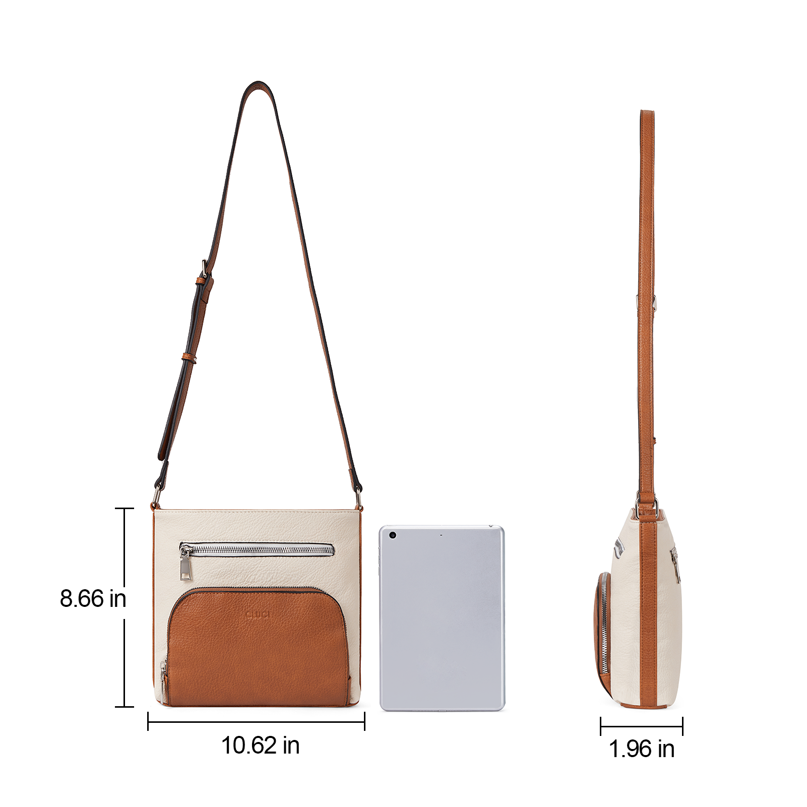 Amos Vintage Patchwork Crossbody Bag