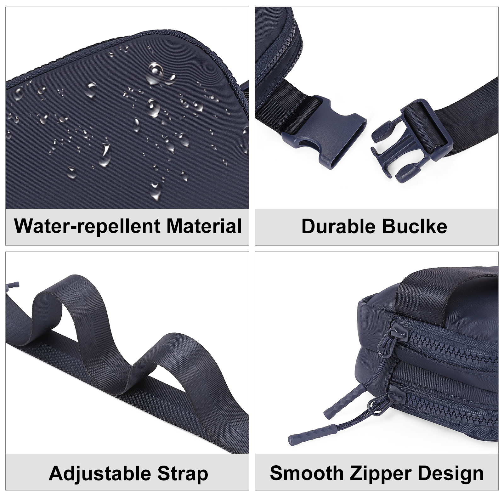 CLUCI Small Trendy Crossbody Belt Bag Women's Fanny Pack