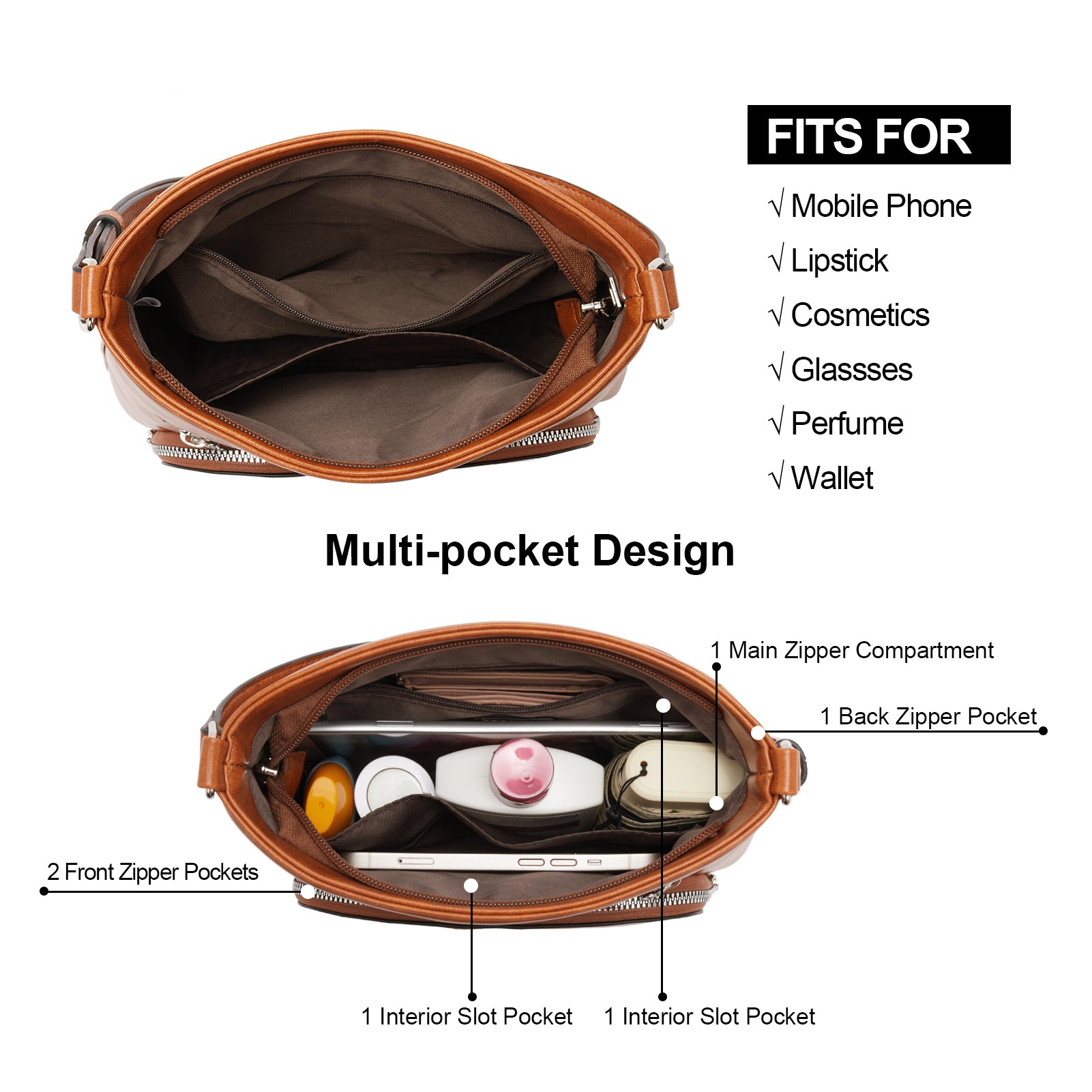 Amos Vintage Patchwork Crossbody Bag