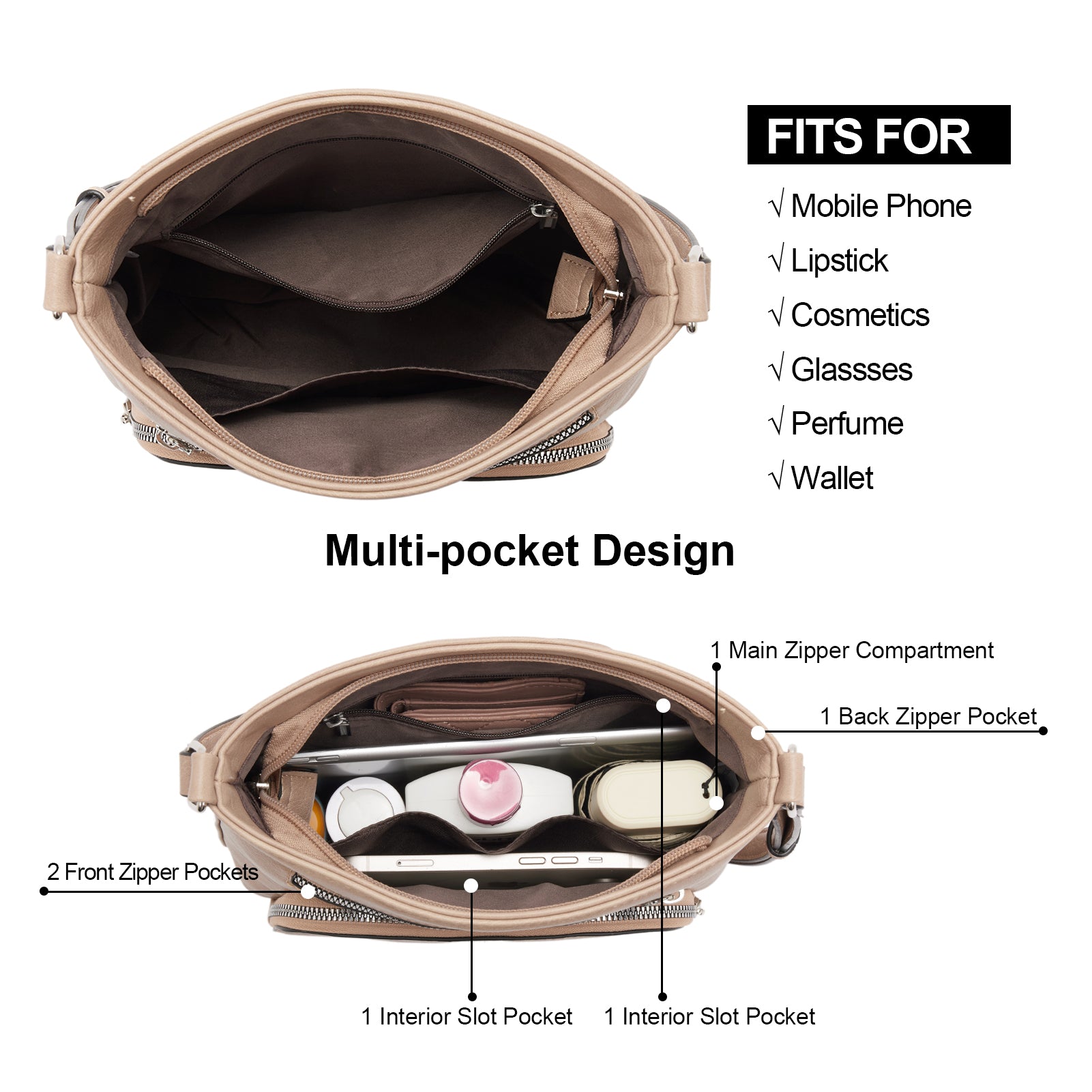 Amos Vintage Patchwork Crossbody Bag