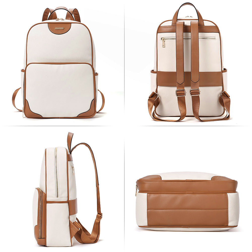 Koch Vegan Womens Designer Laptop Backpack With Luggage Strap